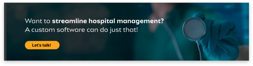 custom hospital management software